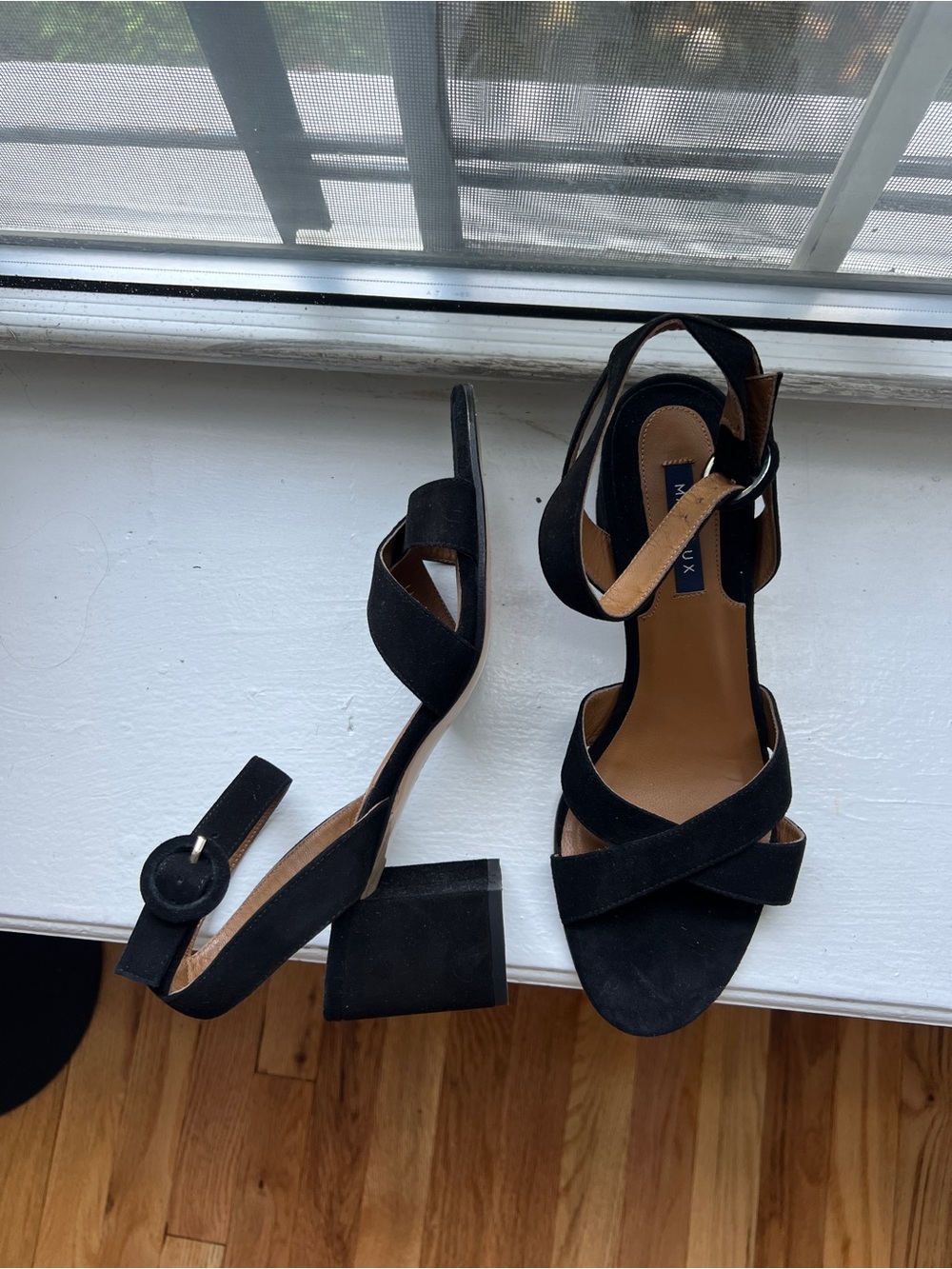 Margaux City Sandal - Black Suede
